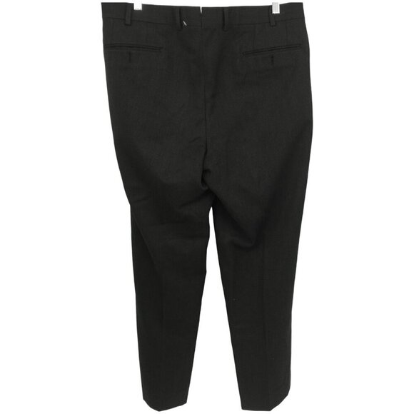 Hiltl The Ultimate Trousers Brown Flat Front Wool Dress Pants Size 38 x 31 - Picture 7 of 12